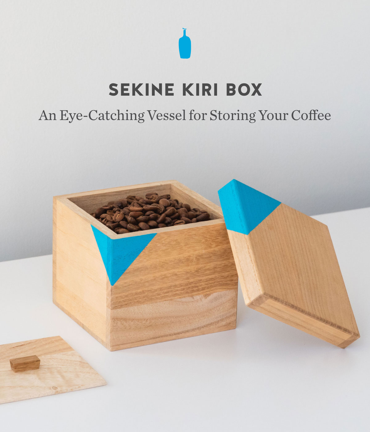 Sekine Kiri Box. An eye-catching vessel for storing your coffee.