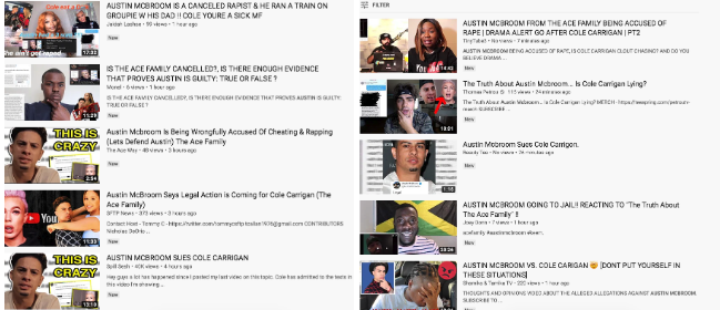 YouTube video screengrab of the Dolan brothers video YouTube video screengrab of the Dolan brothers video