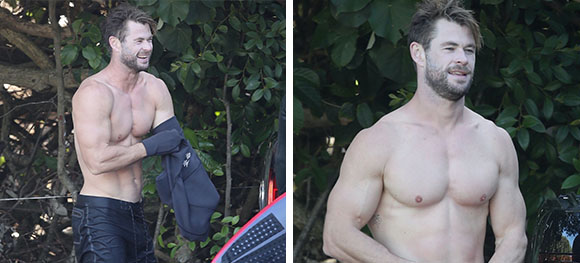 Chris Hemsworth's Muscles Are Here To Save Us From Losing It During Quarantine Chris Hemsworth's Muscles Are Here To Save Us From Losing It During Quarantine