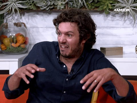 GIF of Adam Brody pulling a weird face GIF of Adam Brody pulling a weird face