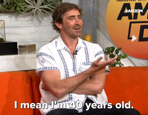 GIF of Lee Pace saying ''I mean I'm 40 years old. I've been who I am for my whole life.'' GIF of Lee Pace saying ''I mean I'm 40 years old. I've been who I am for my whole life.''