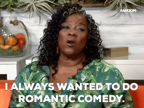 GIF of Loretta Devine saying ''I always wanted to do romantic comedy.''