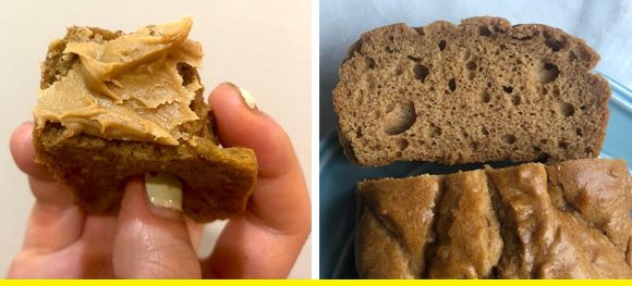 low carb peanut butter bread