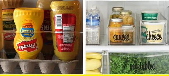 low-effort ways to keep fridge organized