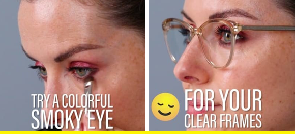beauty tips for people with glasses